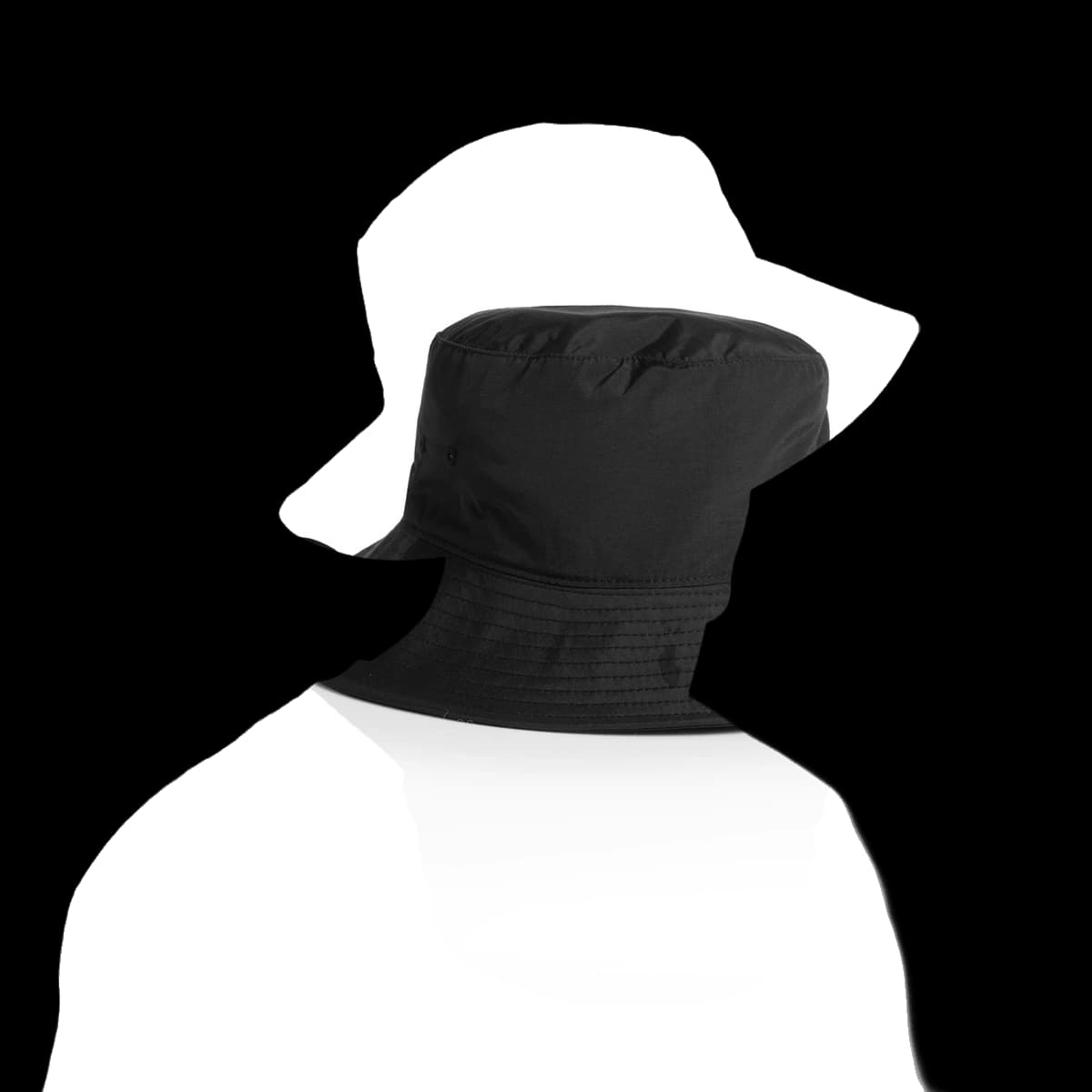 Nylon Wide Brim Bucket Hat | 1174