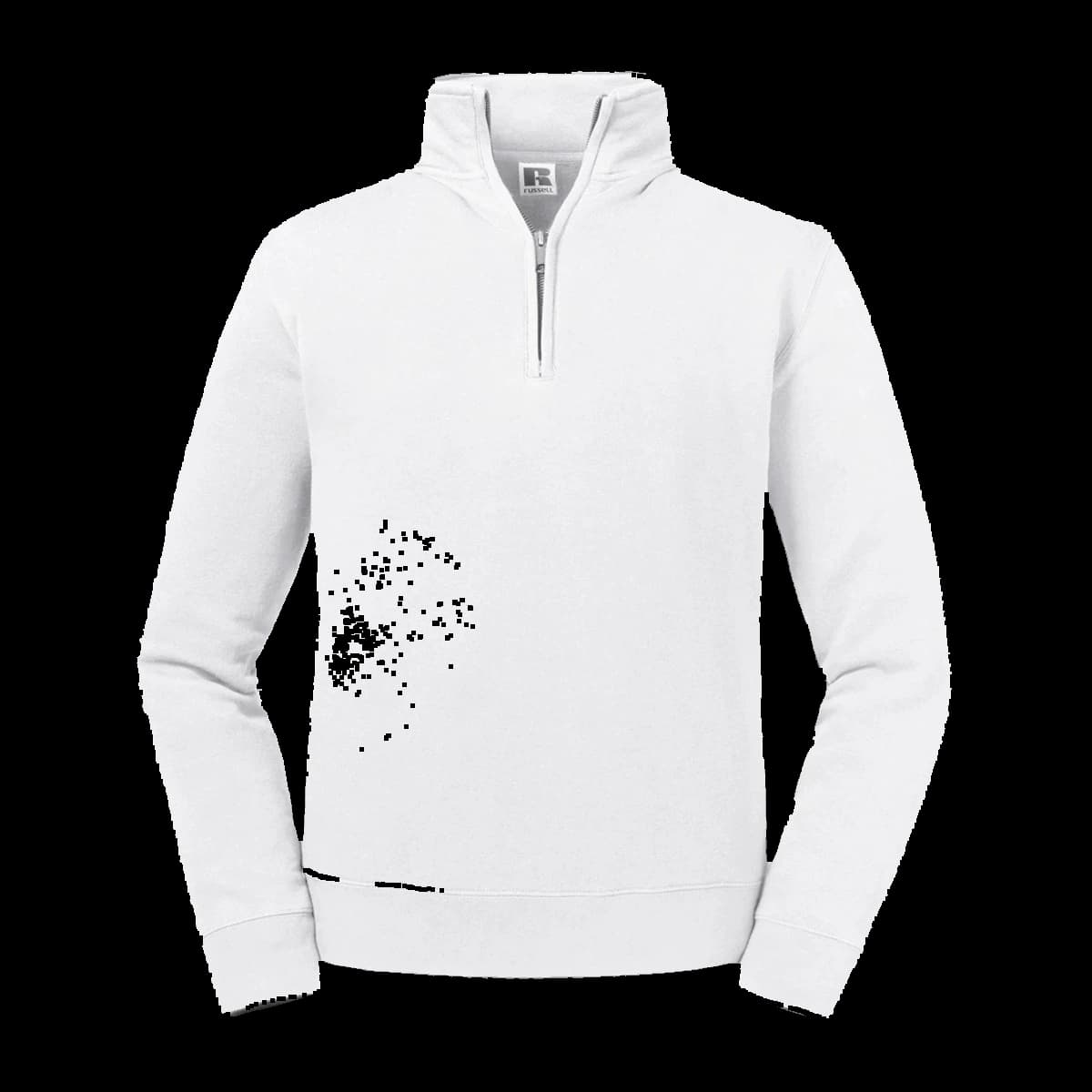 Russell Athletic Authentic Zip Neck Sweatshirt — front