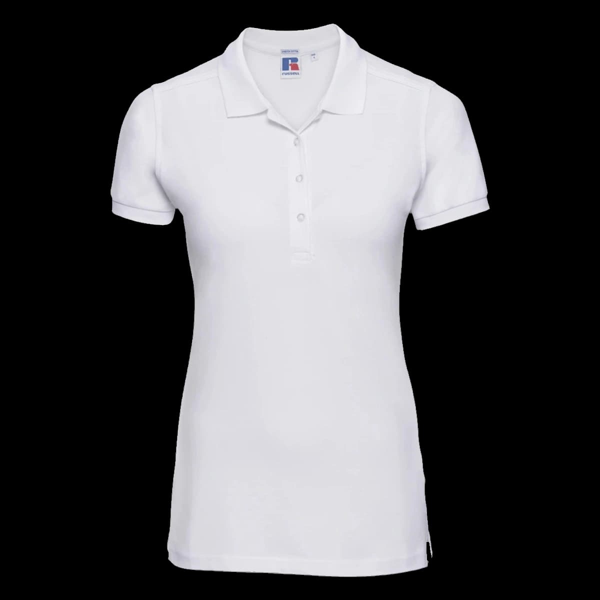 Russell Athletic Ladies Stretch Piqué Polo Shirt — front
