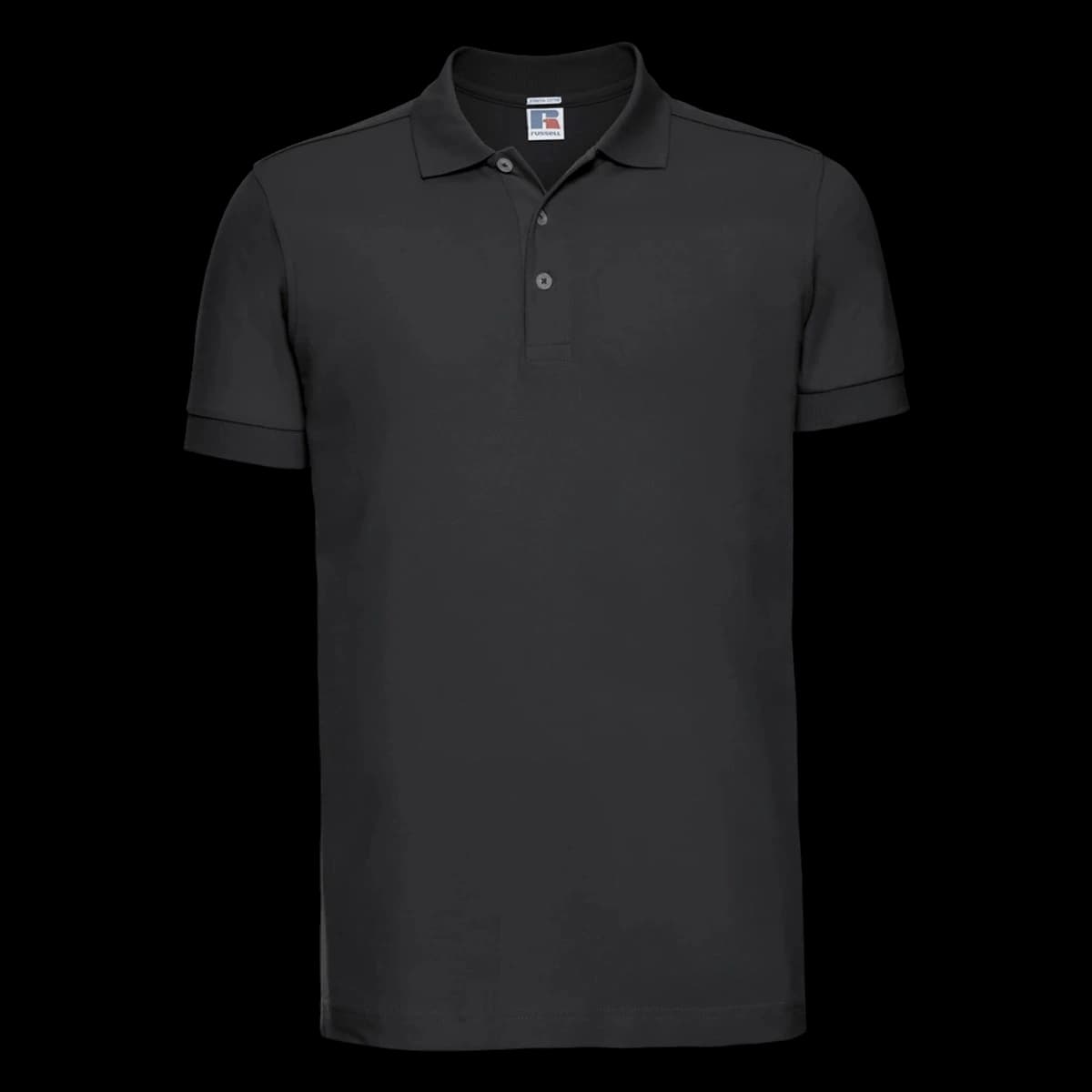 Russell Athletic Stretch Piqué Polo Shirt — front