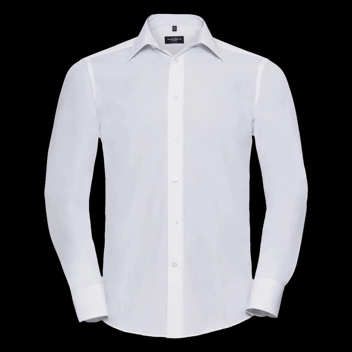 Russell Athletic Collection Long Sleeve Tailored Poplin Shirt — front