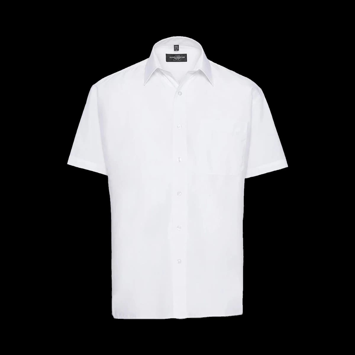 Russell Athletic Collection Short Sleeve Easy Care Poplin Shirt — front