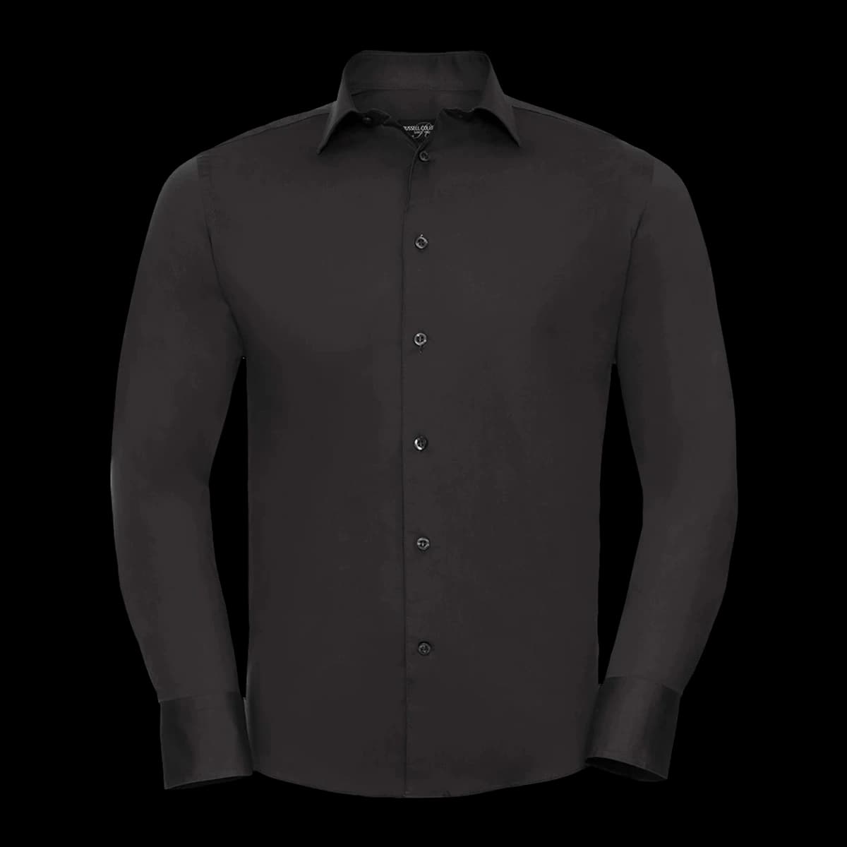 Russell Athletic Collection Long Sleeve Easy Care Fitted Shirt — front