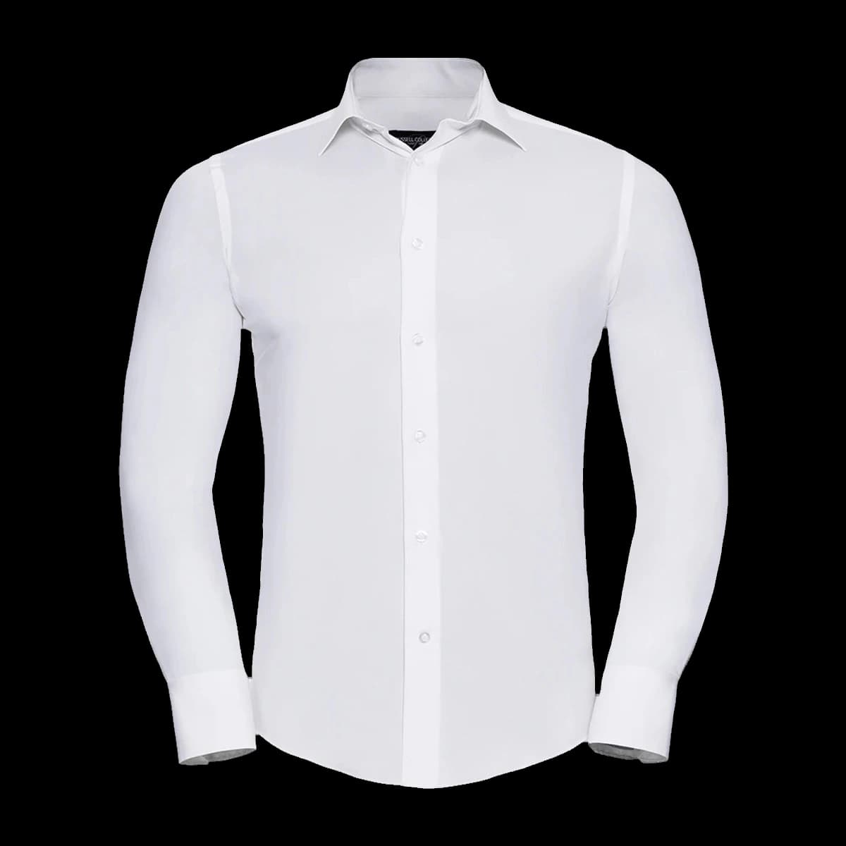 Russell Athletic Collection Long Sleeve Easy Care Fitted Shirt — front
