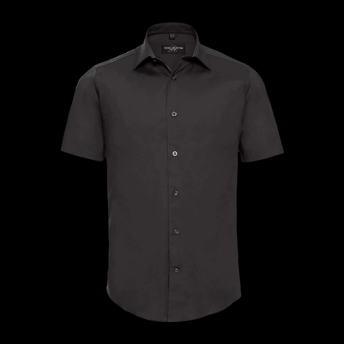 Russell Athletic Collection Short Sleeve Easy Care Fitted Shirt — front