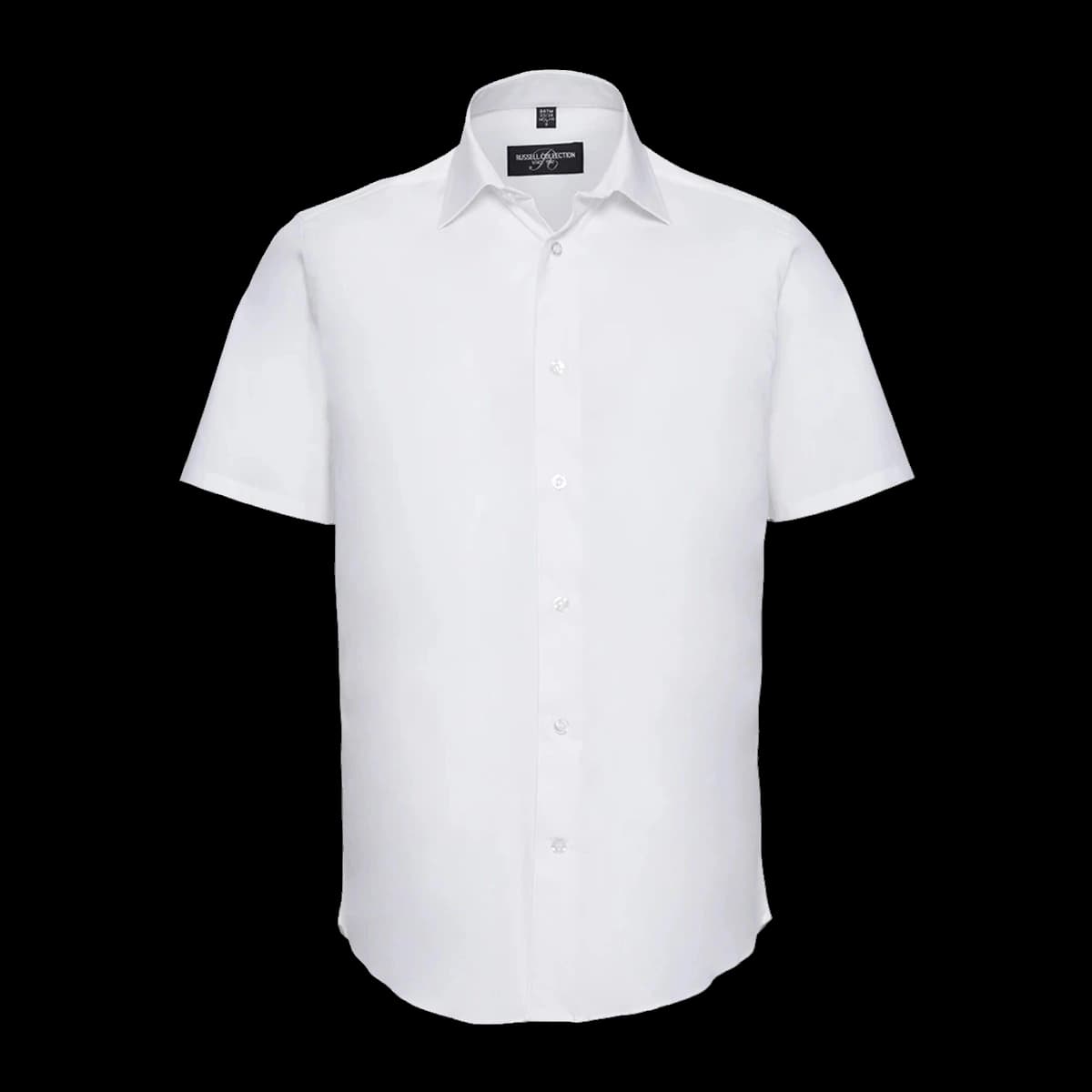 Russell Athletic Collection Short Sleeve Easy Care Fitted Shirt — front