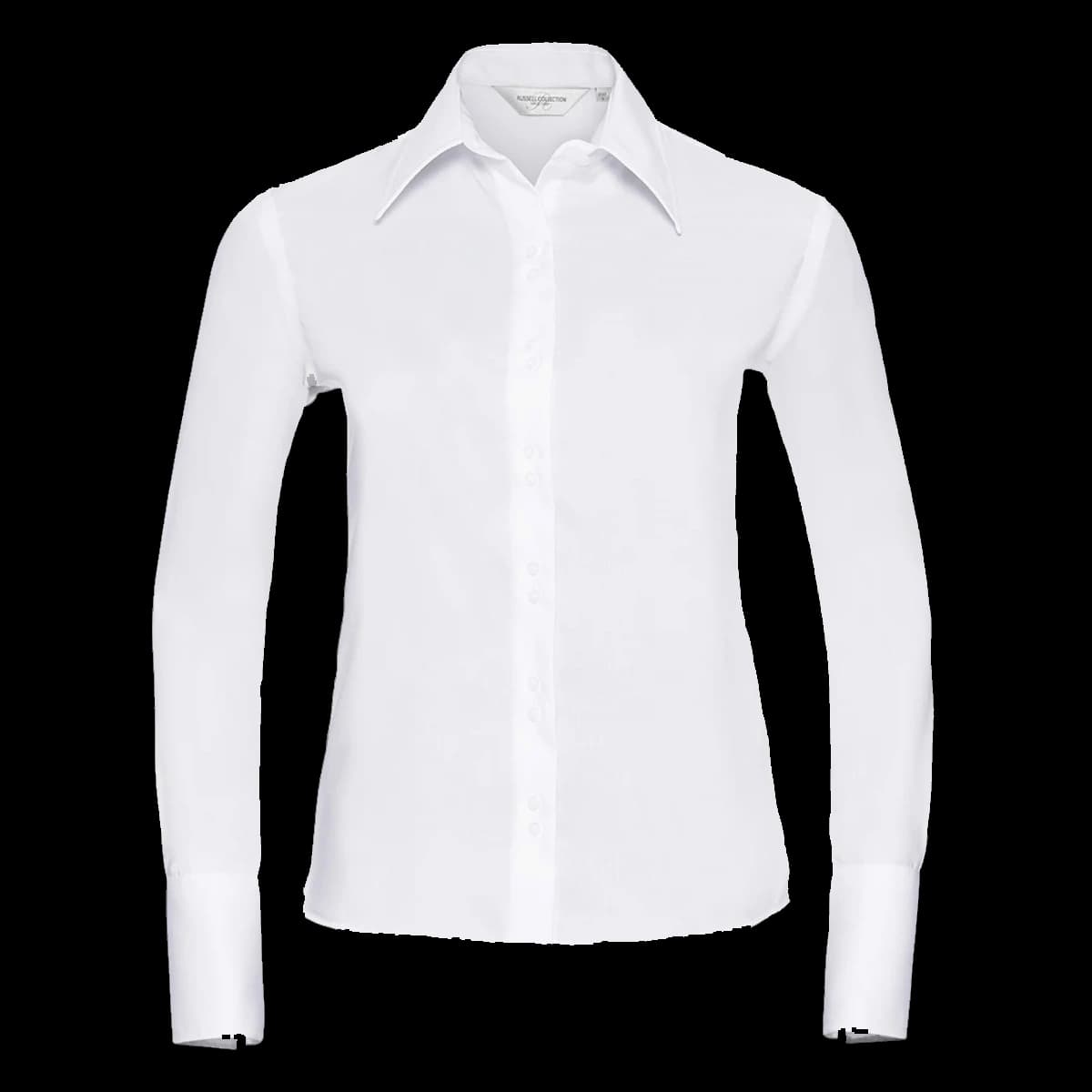 Russell Athletic Collection Ladies Long Sleeve Ultimate Non-Iron Shirt — front