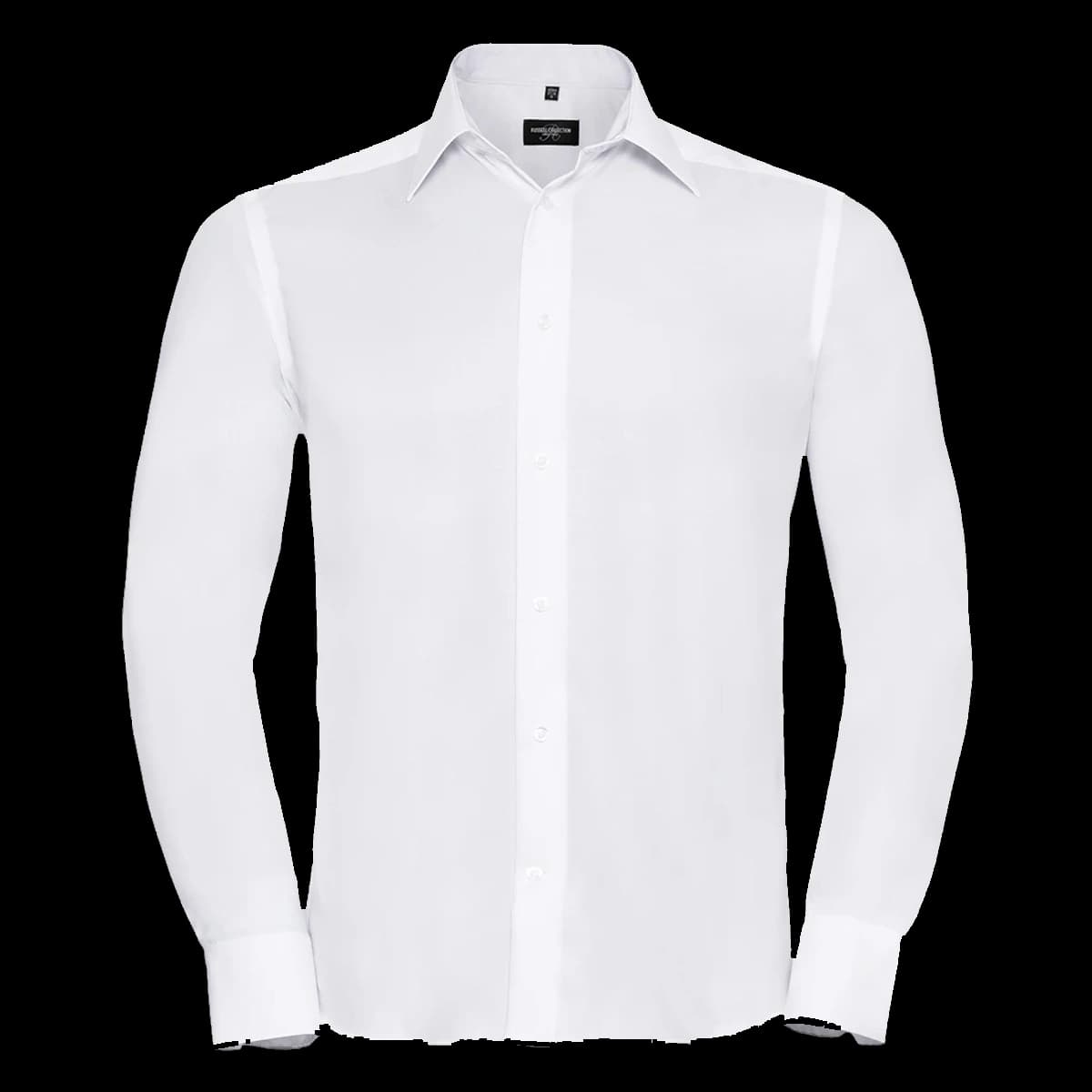 Russell Athletic Collection Long Sleeve Tailored Ultimate Non-Iron Shirt — front