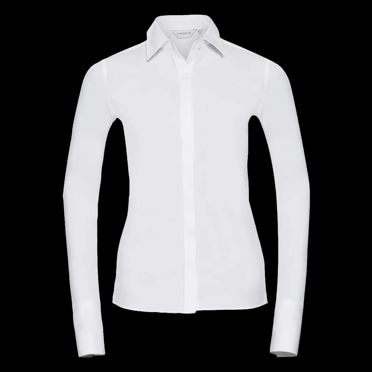 Russell Athletic Collection Ladies Ultimate Stretch Shirt — front