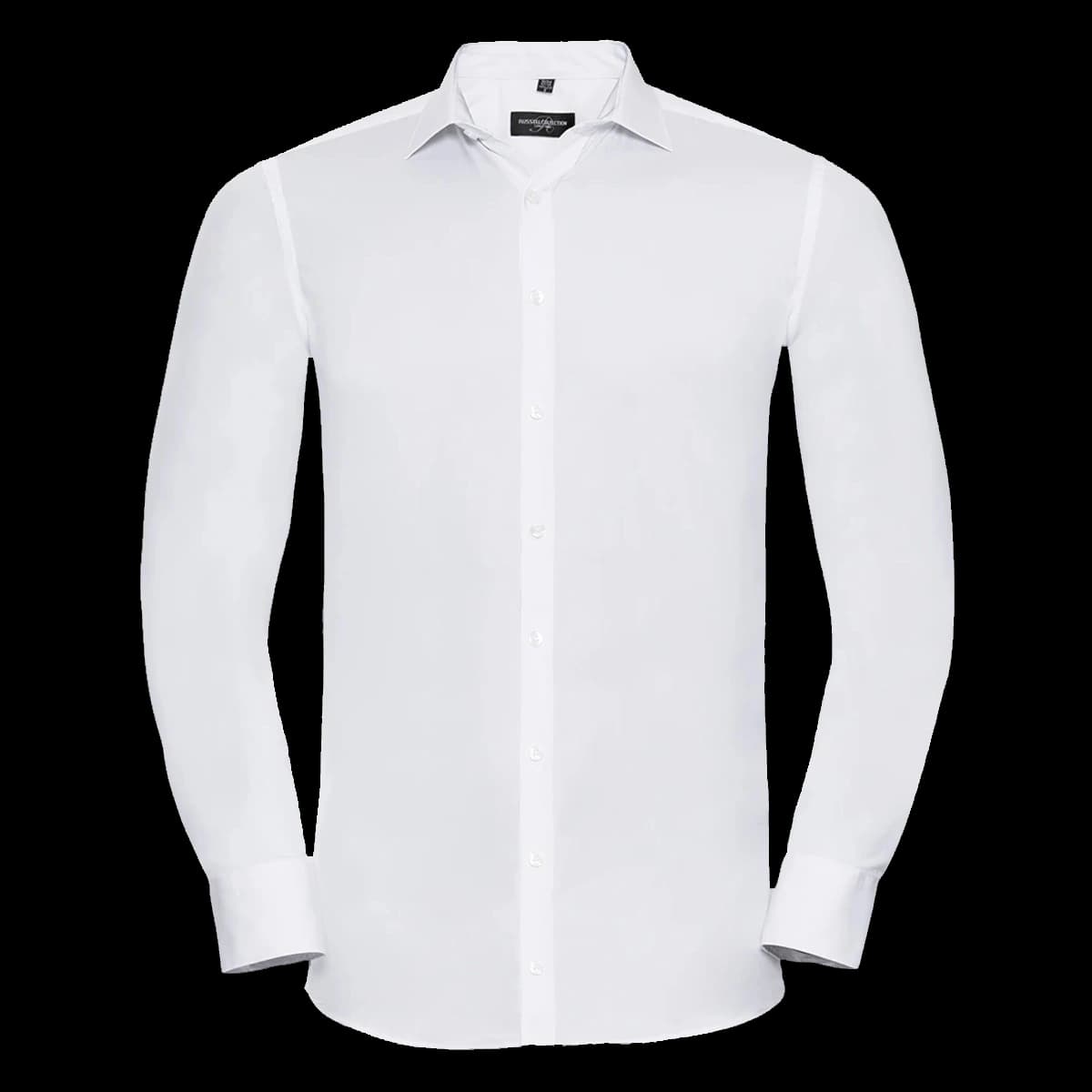 Russell Athletic Collection Long Sleeve Ultimate Stretch Shirt — front