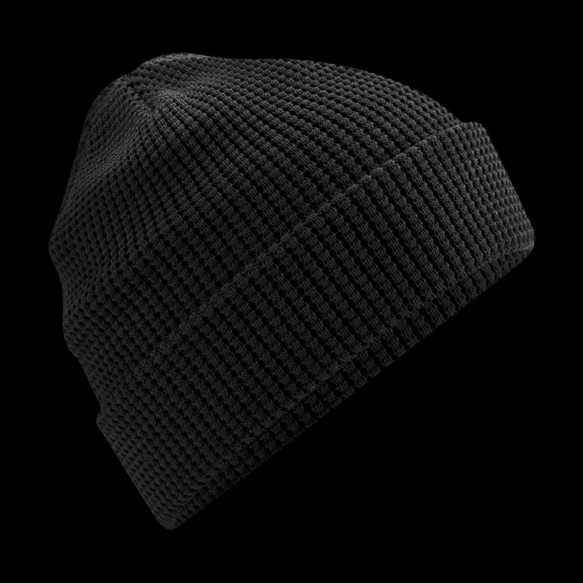 Beechfield Organic Cotton Waffle Beanie — front