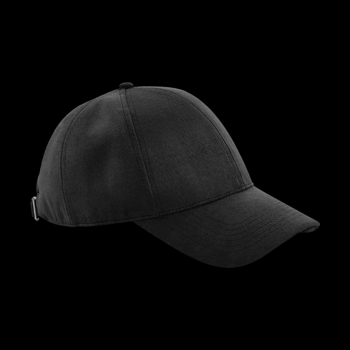 Beechfield Faux Suede 6 Panel Cap — front