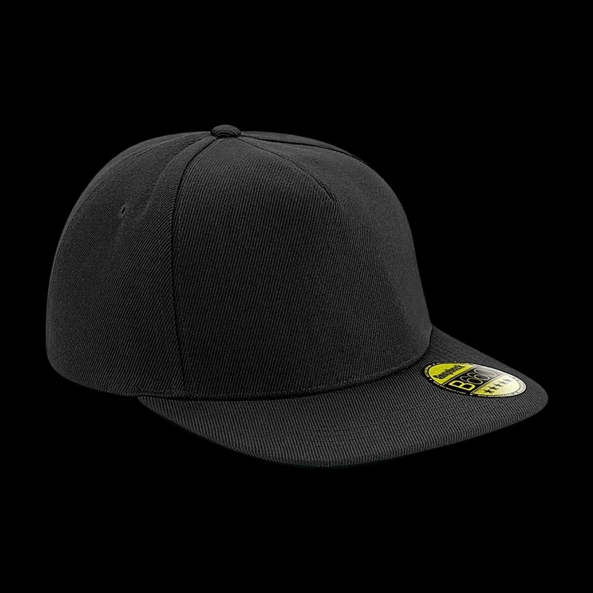 Beechfield Original Flat Peak Snapback Cap — front