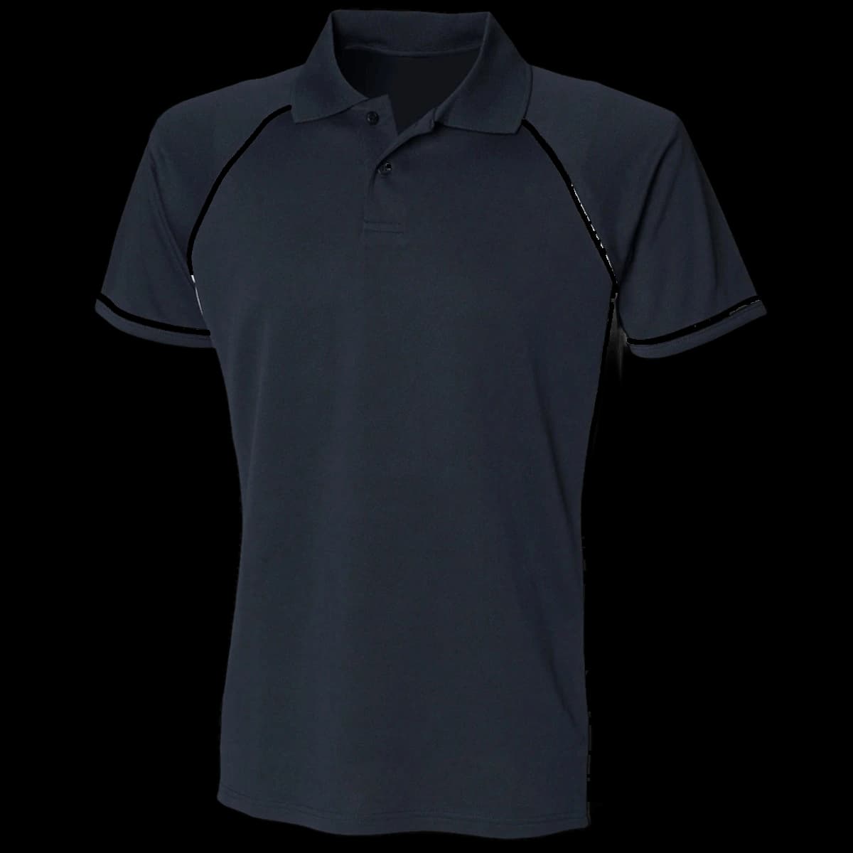Finden + Hales Performance Panel Polo Shirt — front