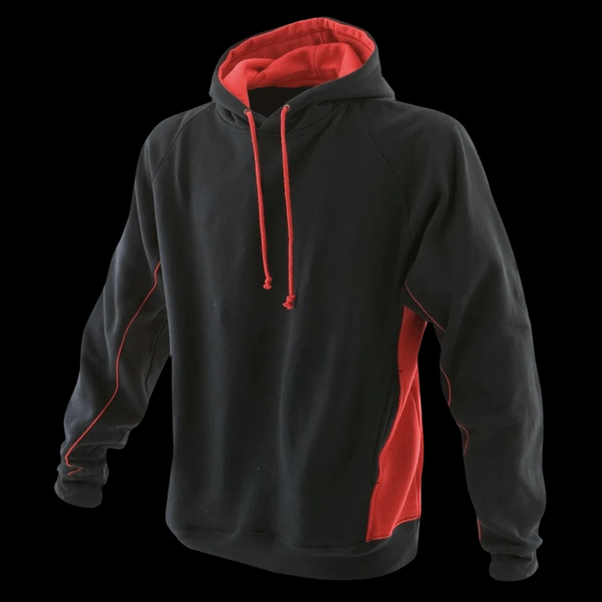 Finden + Hales Contrast Hooded Sweatshirt — front