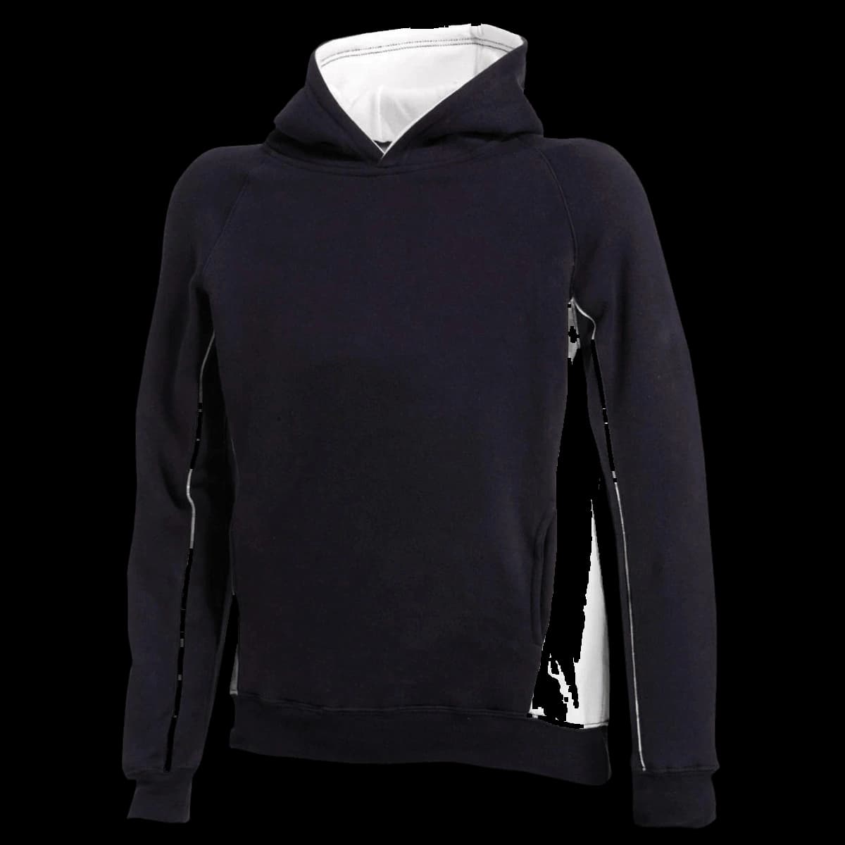 Finden + Hales Kids Contrast Hooded Sweatshirt — front