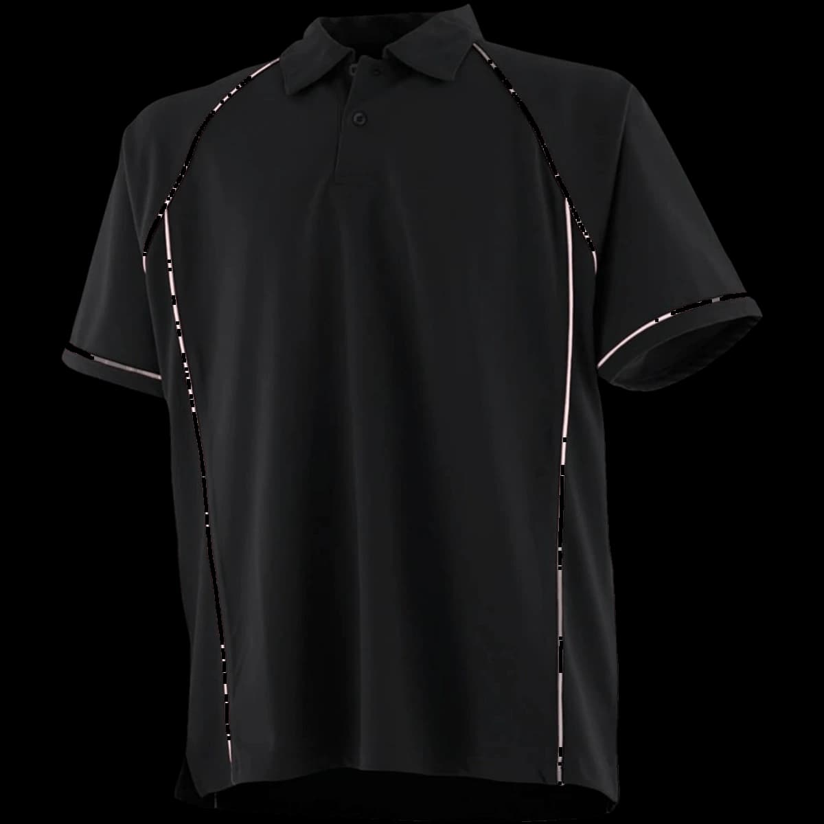 Finden + Hales Kids Performance Piped Polo Shirt — front