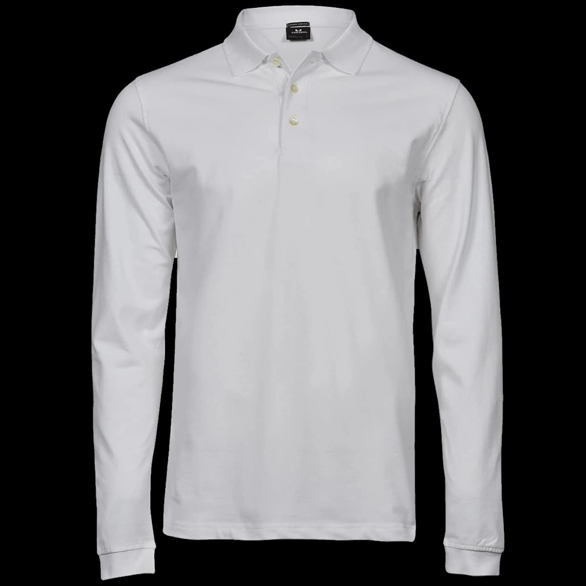 Tee Jays Luxury Stretch Long Sleeve Polo Shirt — front