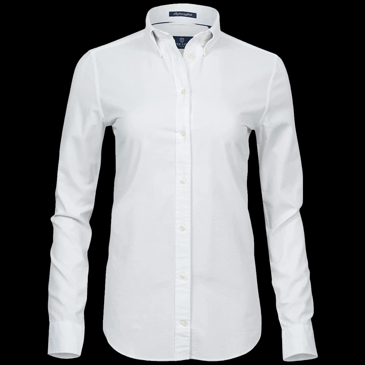 Tee Jays Ladies Perfect Long Sleeve Oxford Shirt — front