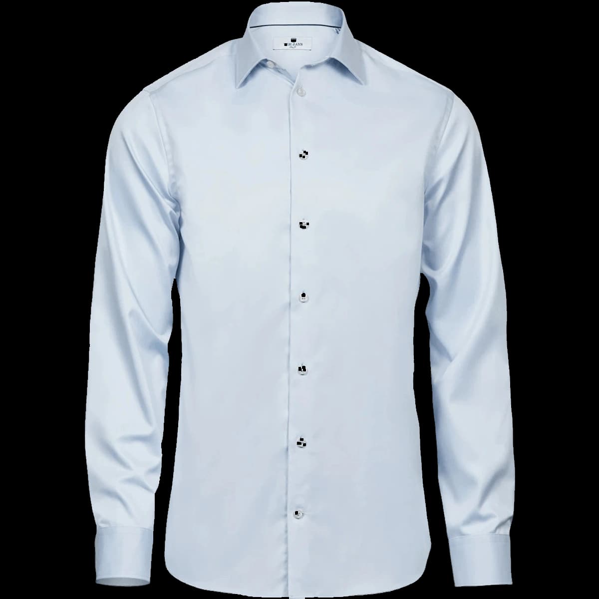 Tee Jays Luxury Slim Fit Long Sleeve Oxford Shirt — front
