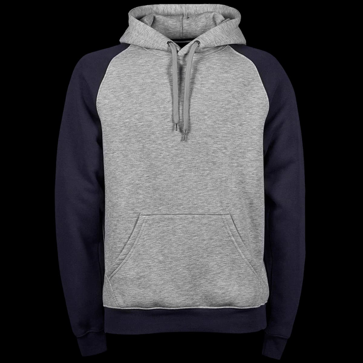 Tee Jays Two Tone Raglan Hooded Sweatshirt — front