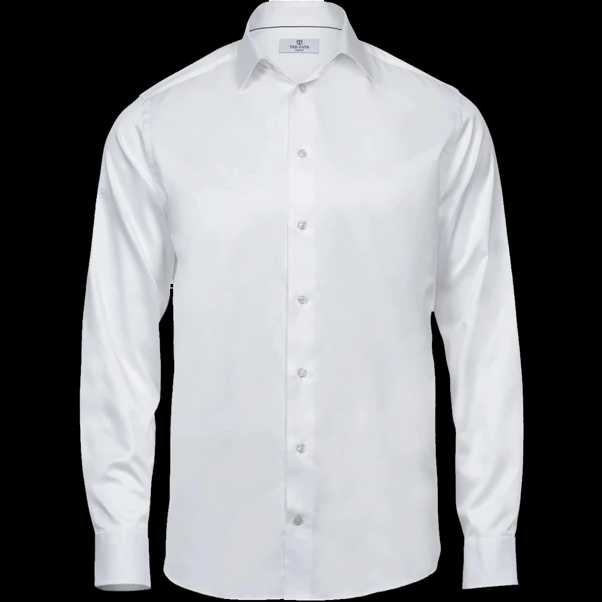 Tee Jays Luxury Comfort Fit Long Sleeve Oxford Shirt — front