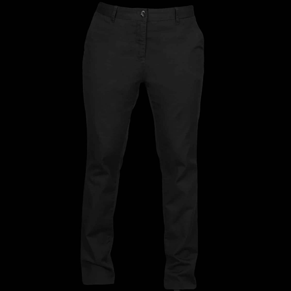 Front Row Ladies Stretch Chino Trousers — front