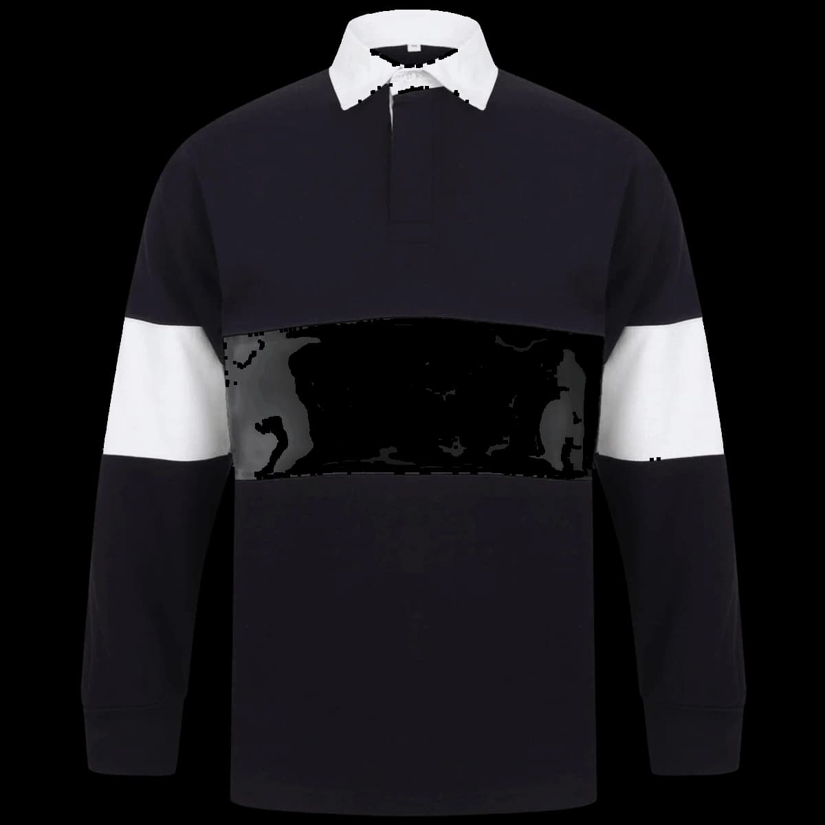 Front Row Panelled Rugby Shirt — front
