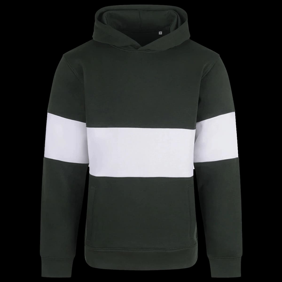 Front Row Heavyweight Panelled Hoodie — front
