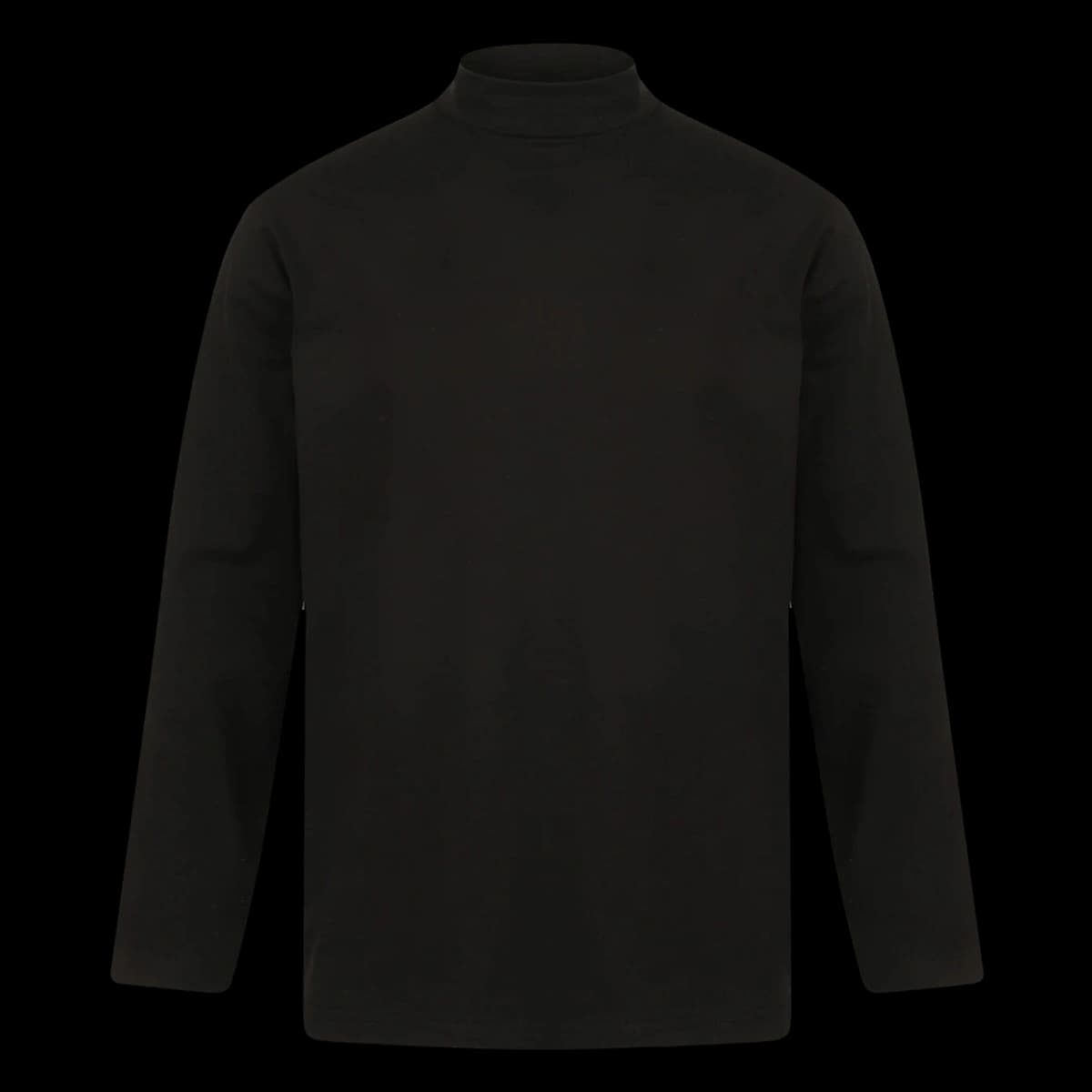 Henbury Long Sleeve Roll Neck Top — front