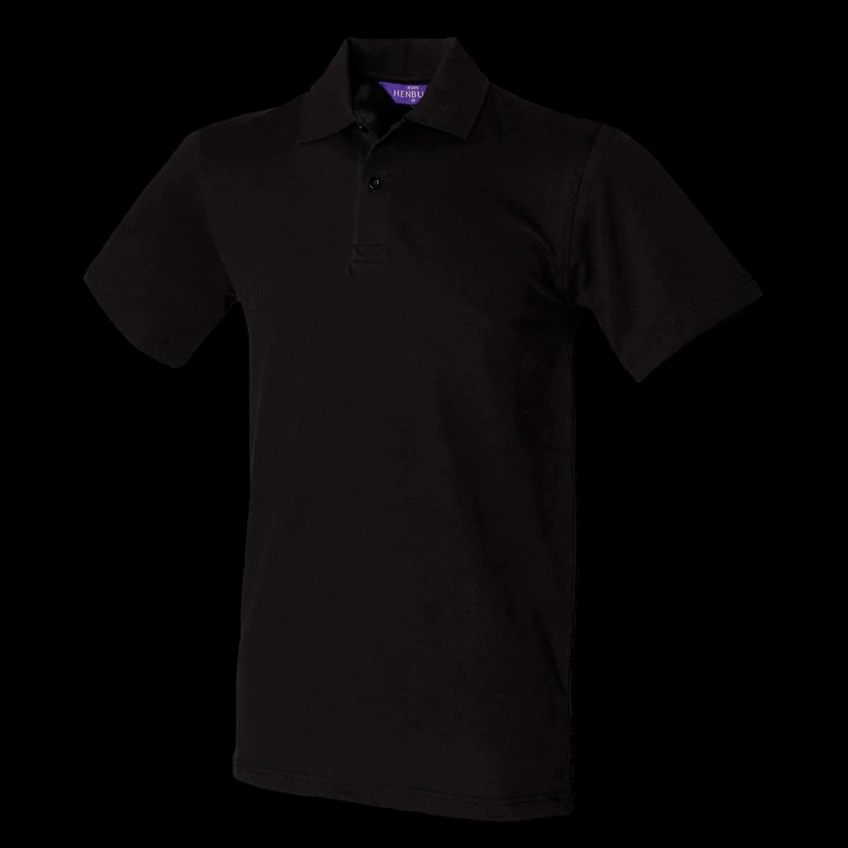Henbury Unisex Stretch Cotton Piqué Polo Shirt — front