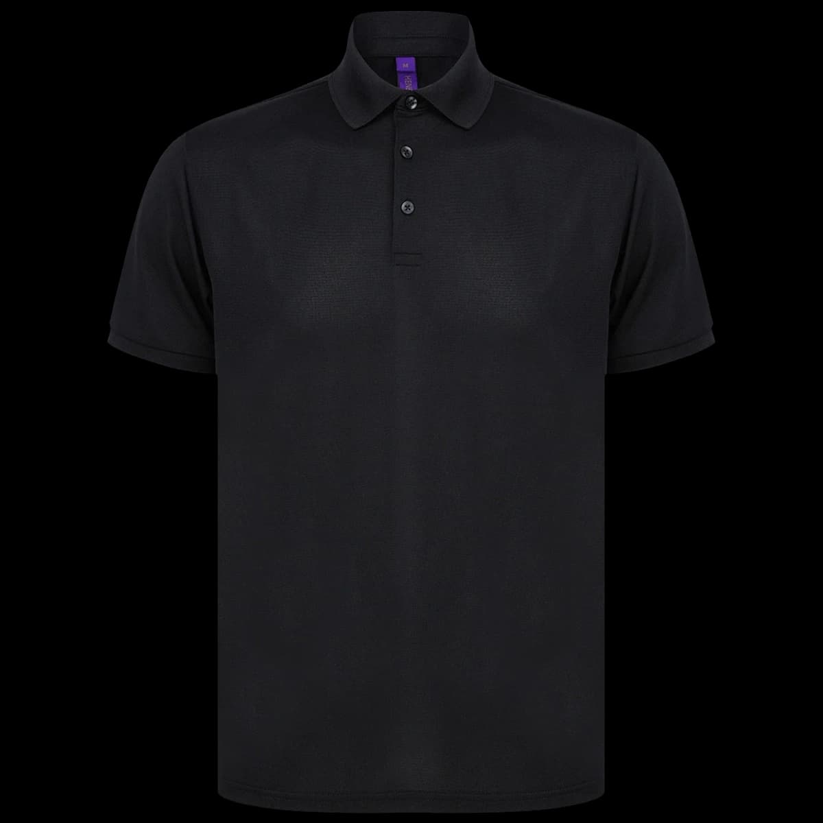 Henbury Recycled Polyester Piqué Polo Shirt — front