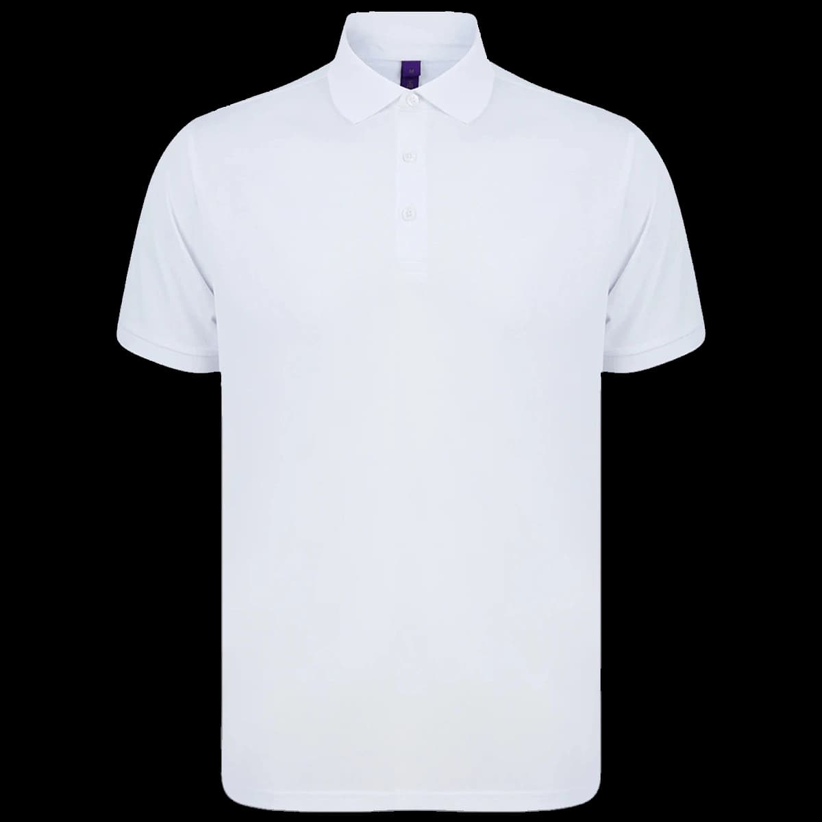Henbury Recycled Polyester Piqué Polo Shirt — front