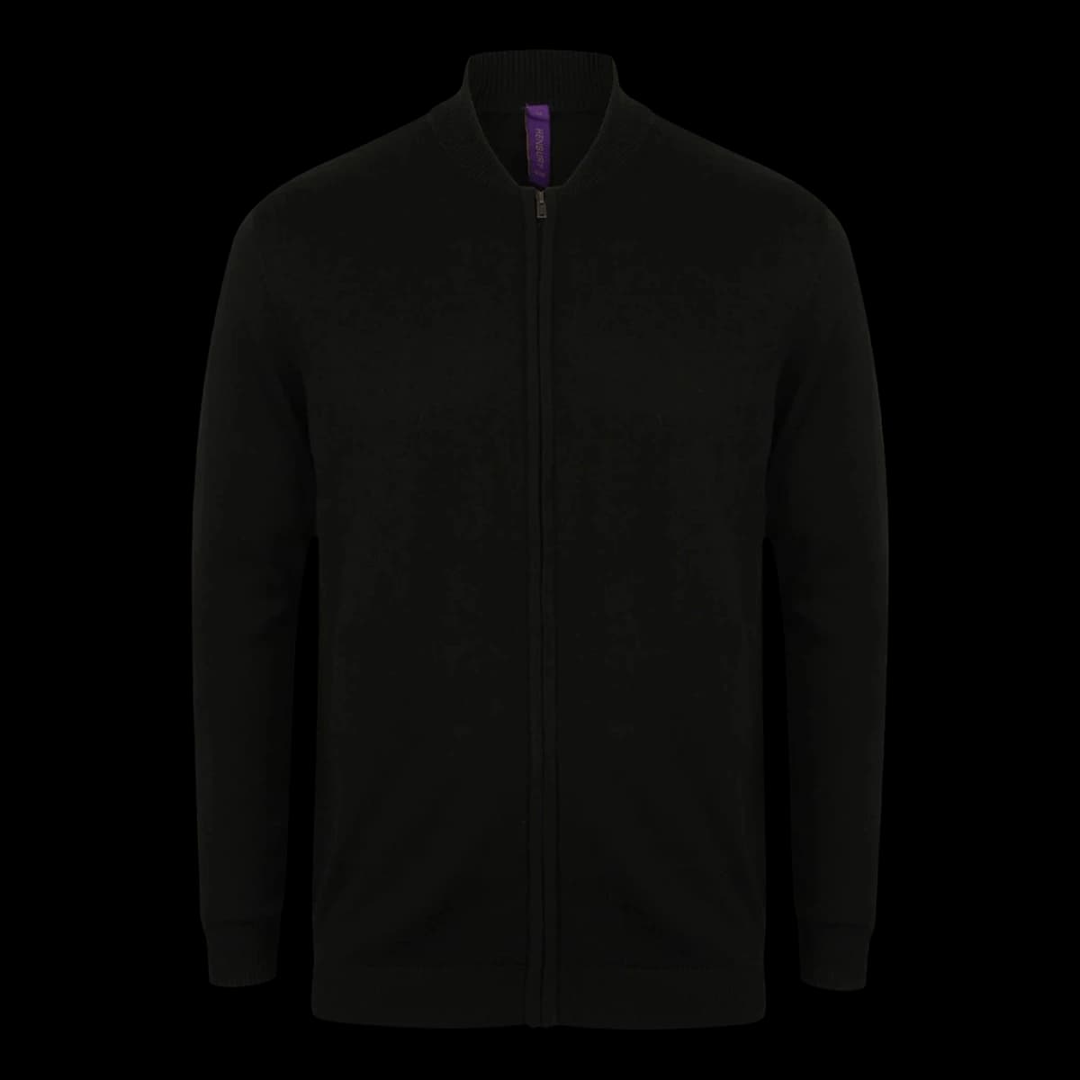 Henbury Unisex Zip Through Cardigan — front