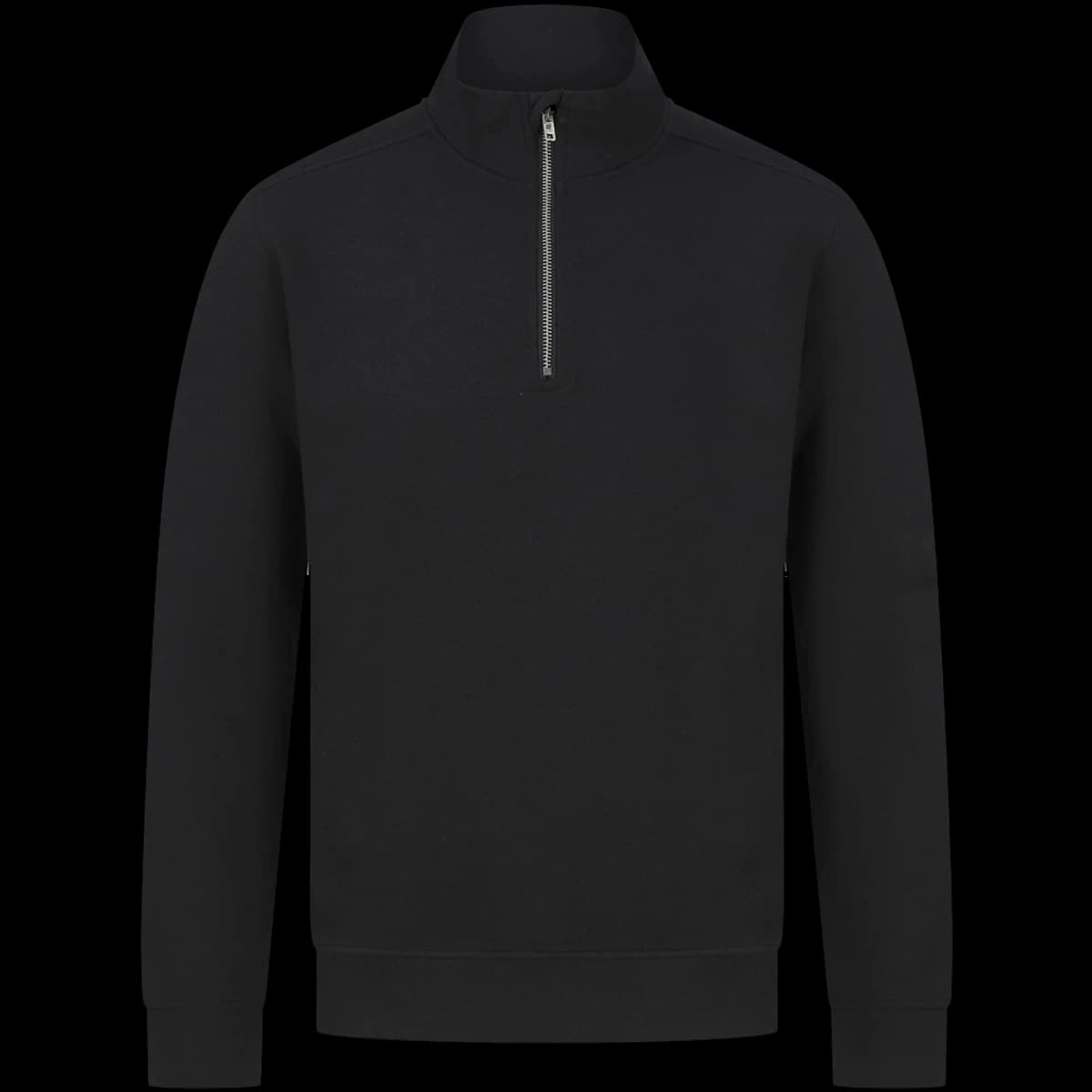 Henbury Unisex Sustainable 1/4 Zip Sweatshirt — front