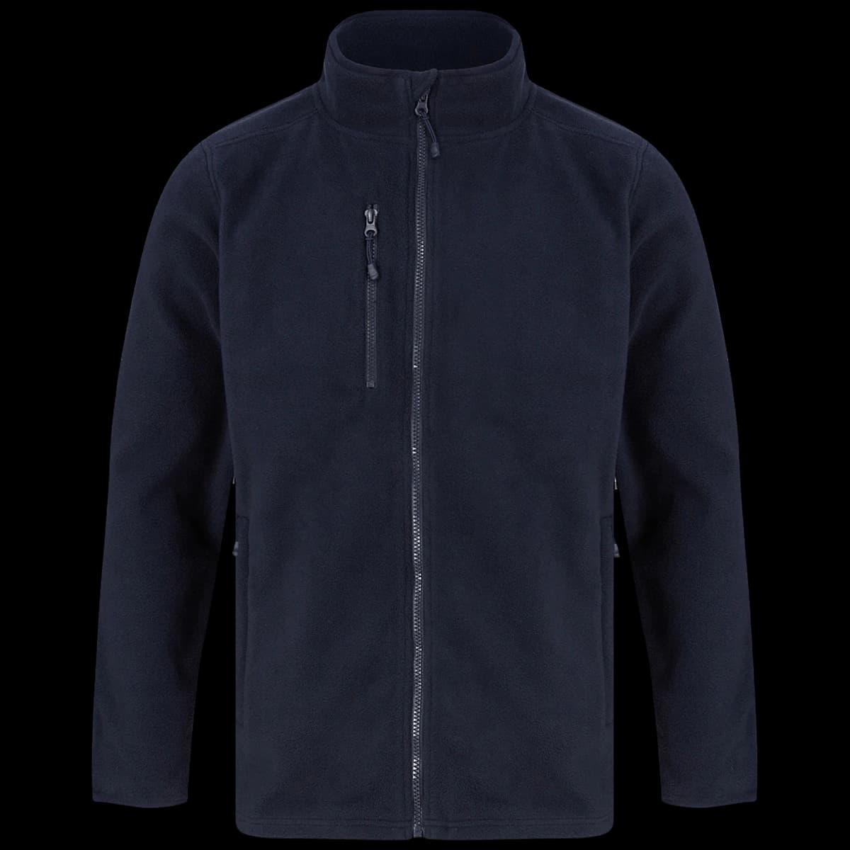 Henbury Recycled Polyester Micro Fleece Jacket — front