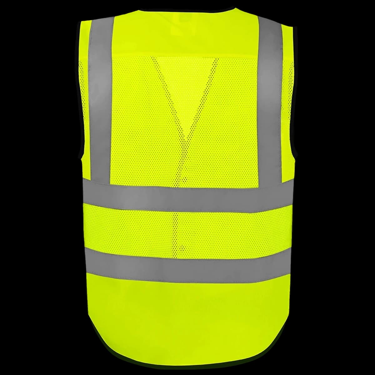 Yoko Superior Eco Mesh Button Waistcoat — back