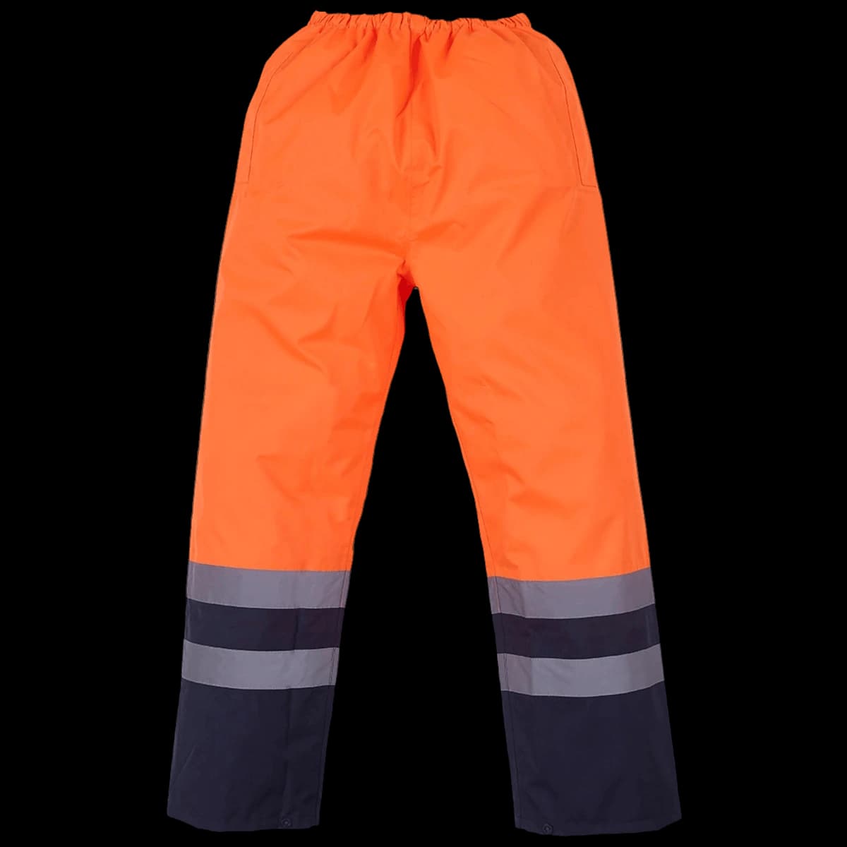 Yoko Hi-Vis Two Tone Waterproof Overtrousers — front