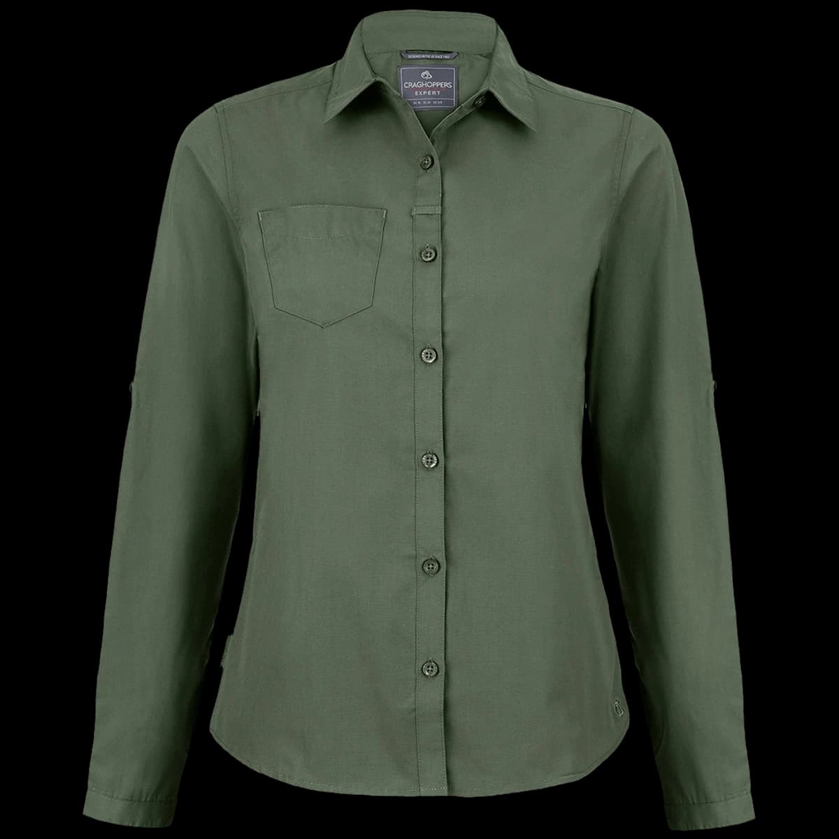 Craghoppers Expert Ladies Kiwi Long Sleeve Shirt — front