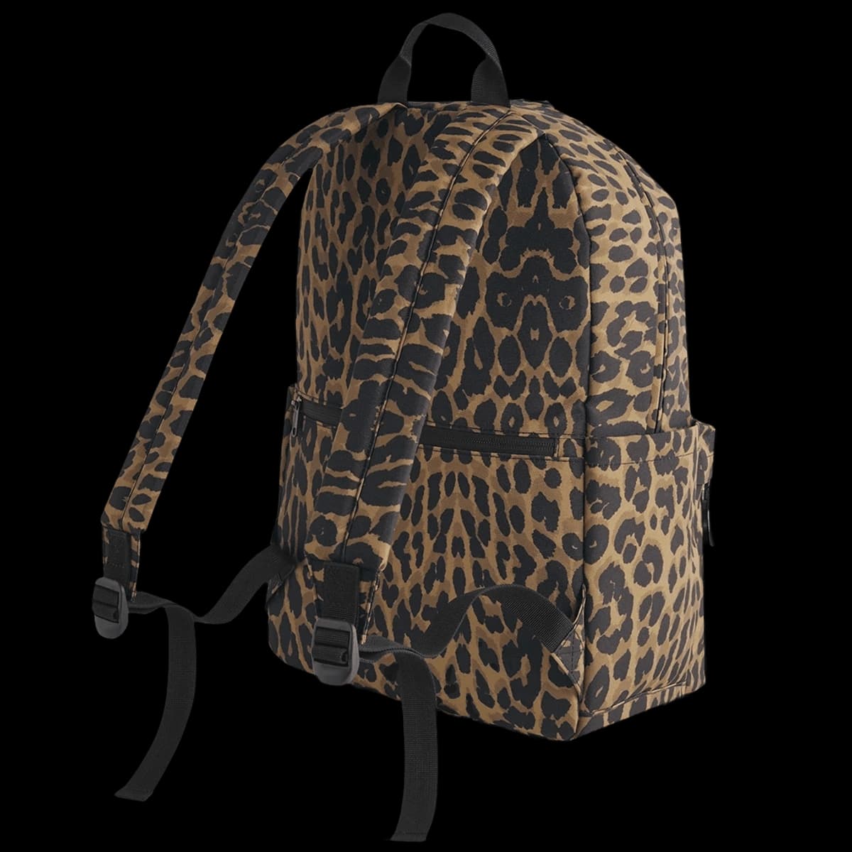 BagBase Leopard Print Backpack — back