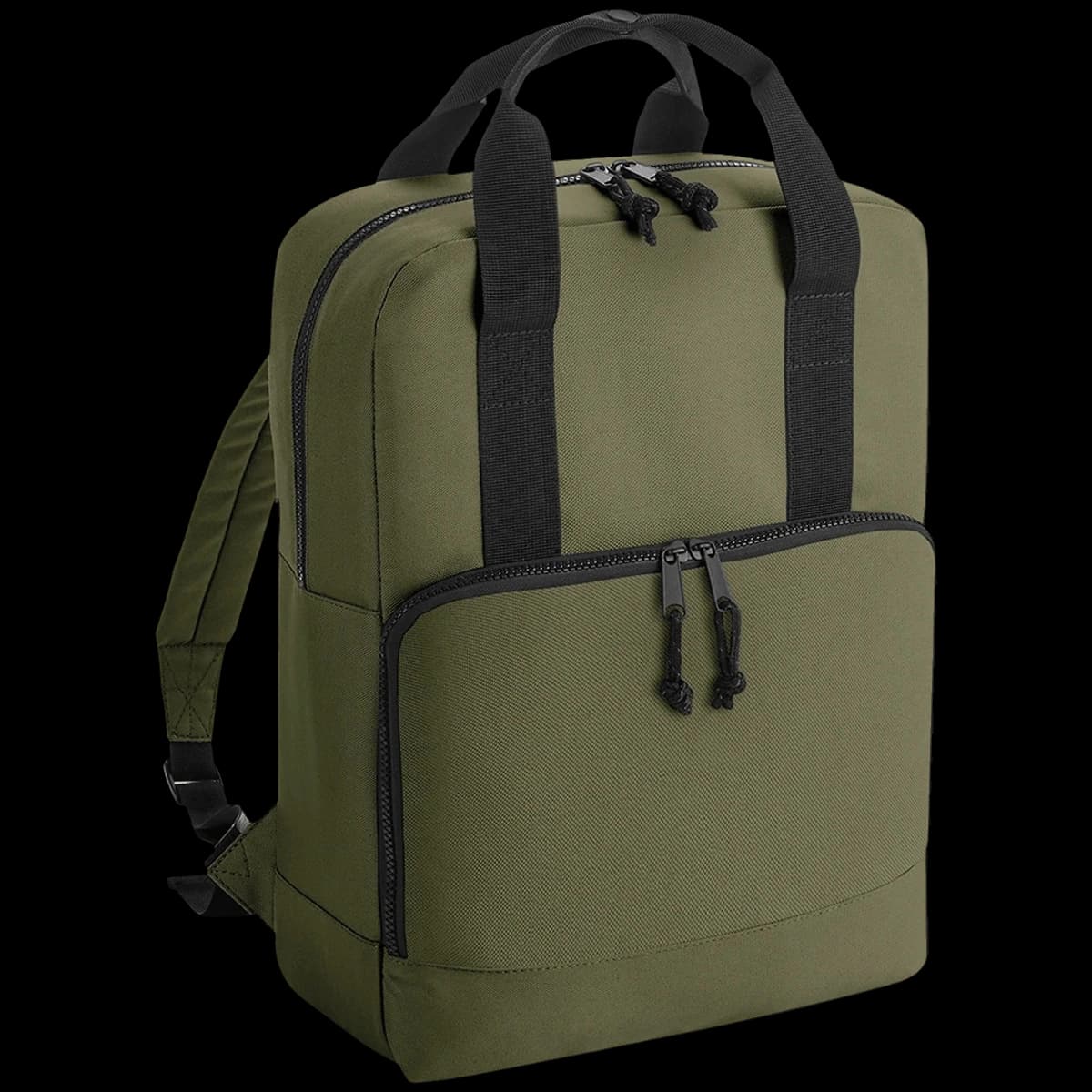 BagBase Recycled Twin Handle Cooler Backpack — front