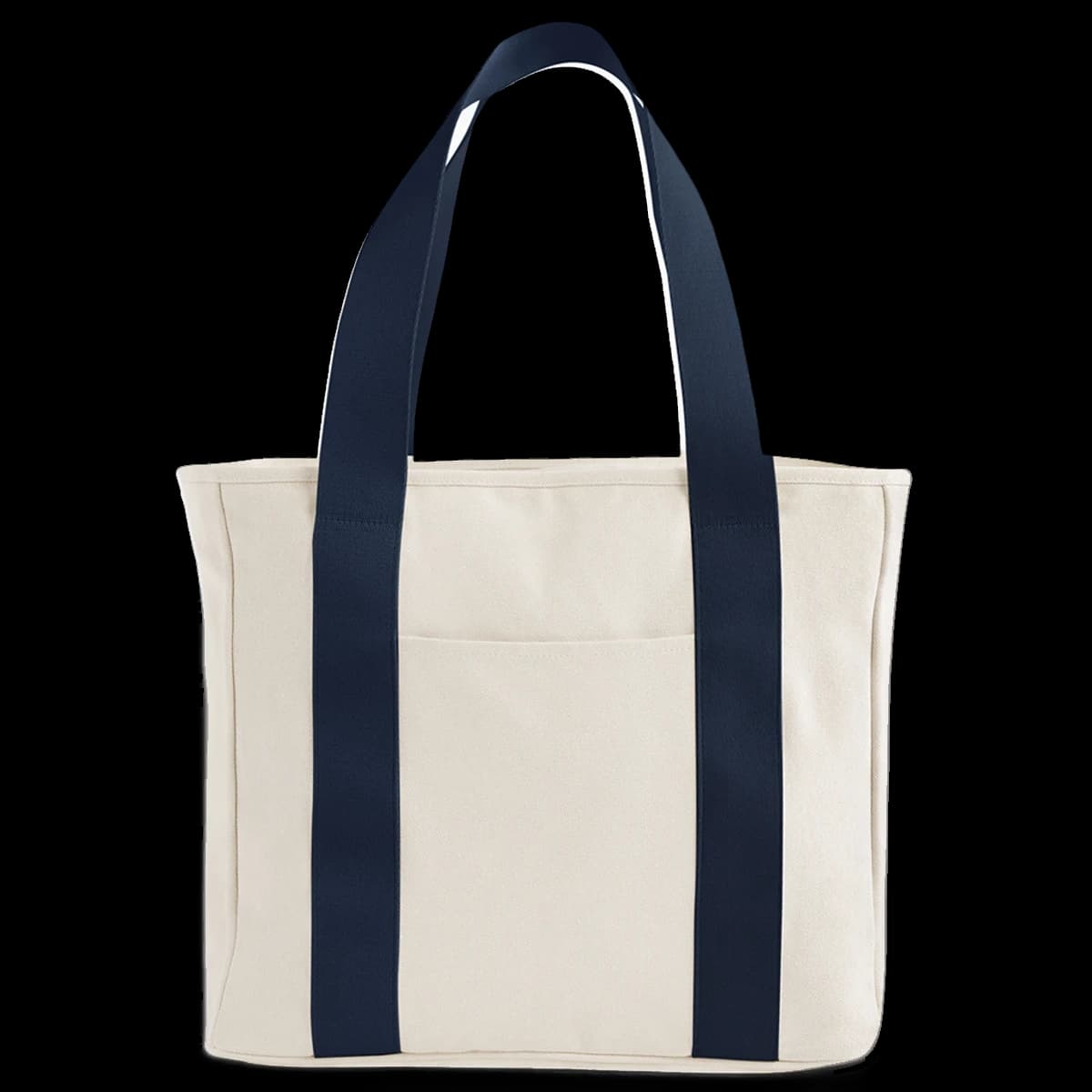 BagBase Edit Canvas Tote Bag — front