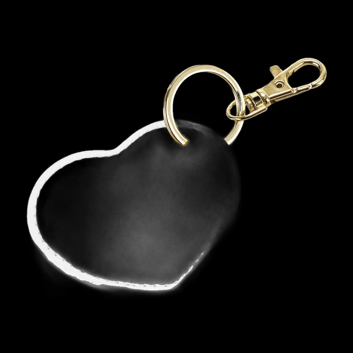 BagBase Boutique Heart Key Clip — front