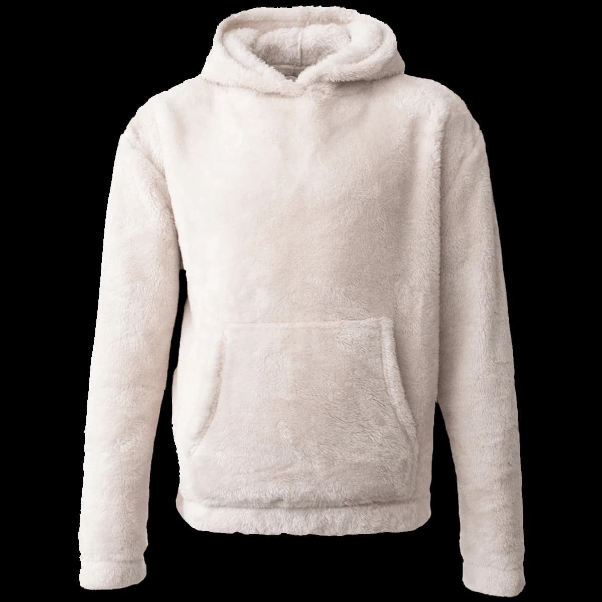 Brand Lab Unisex Fluffy Fleece Hoodie — front