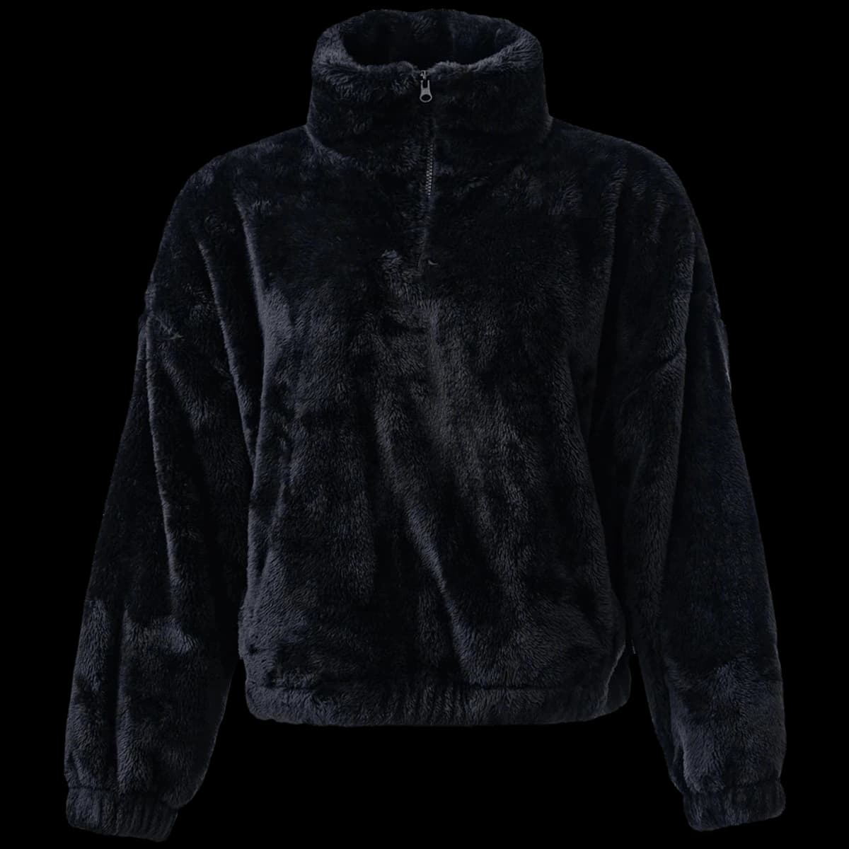 Brand Lab Ladies Fluffy 1/4 Zip Fleece — front