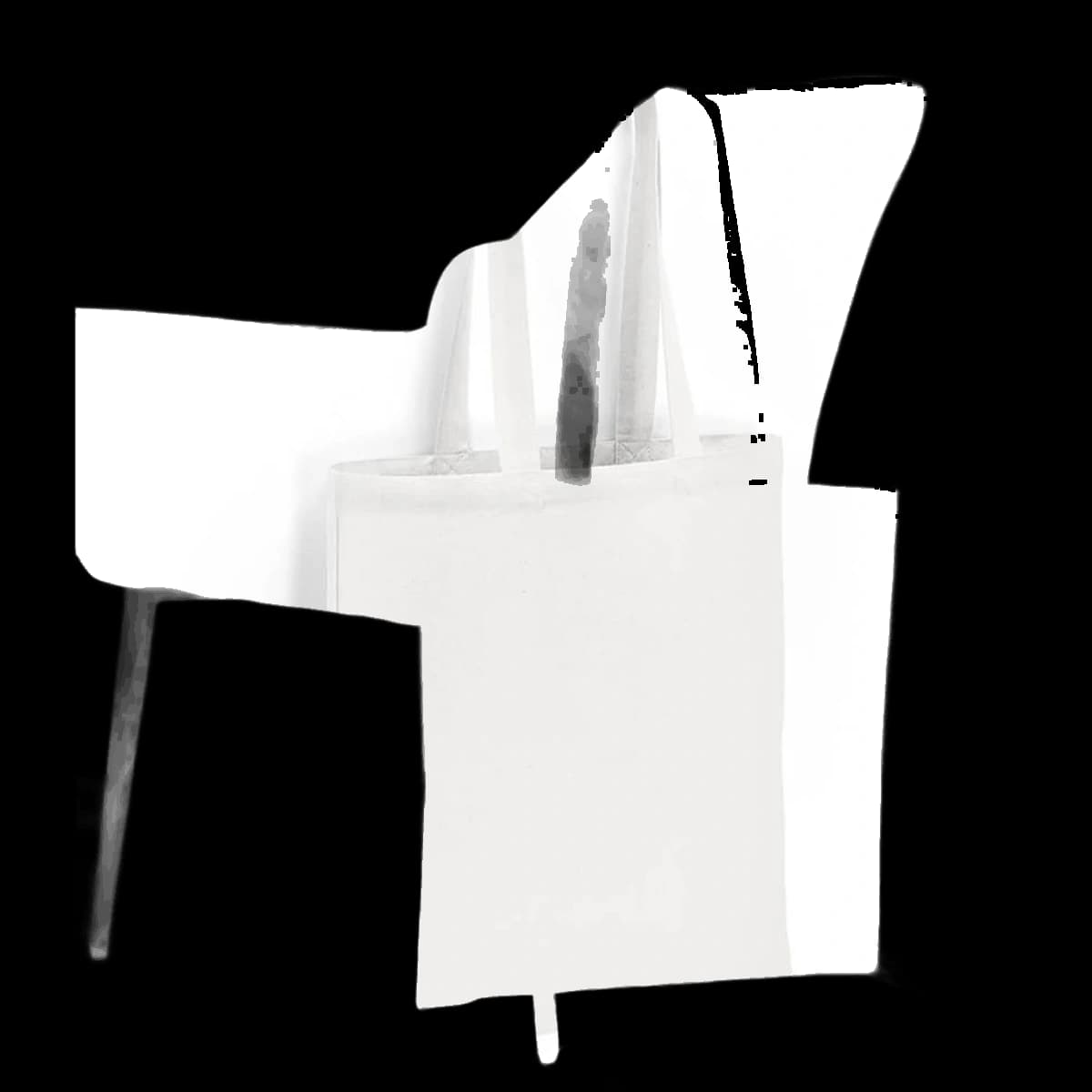 Brand Lab Cotton Long Handle Shopper — front
