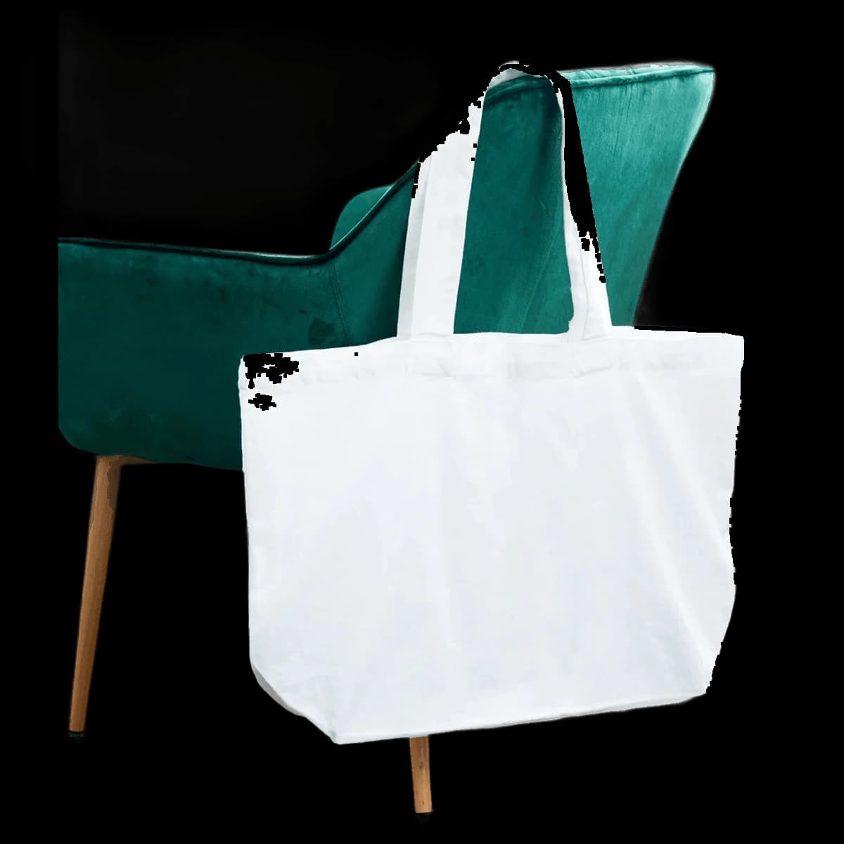 Brand Lab Organic Oversized Tote Bag — front