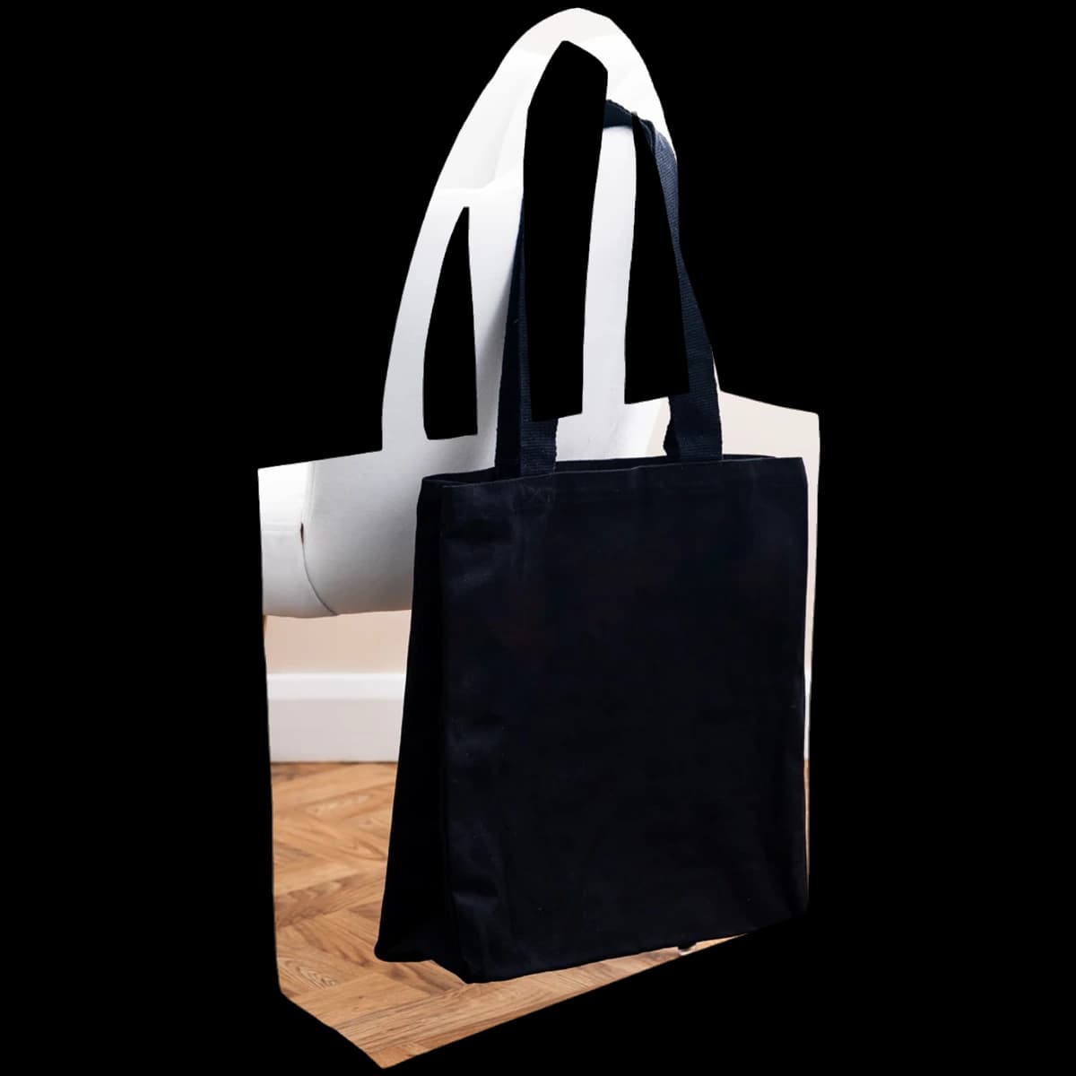 Brand Lab Everyday Square Canvas Tote Bag — front
