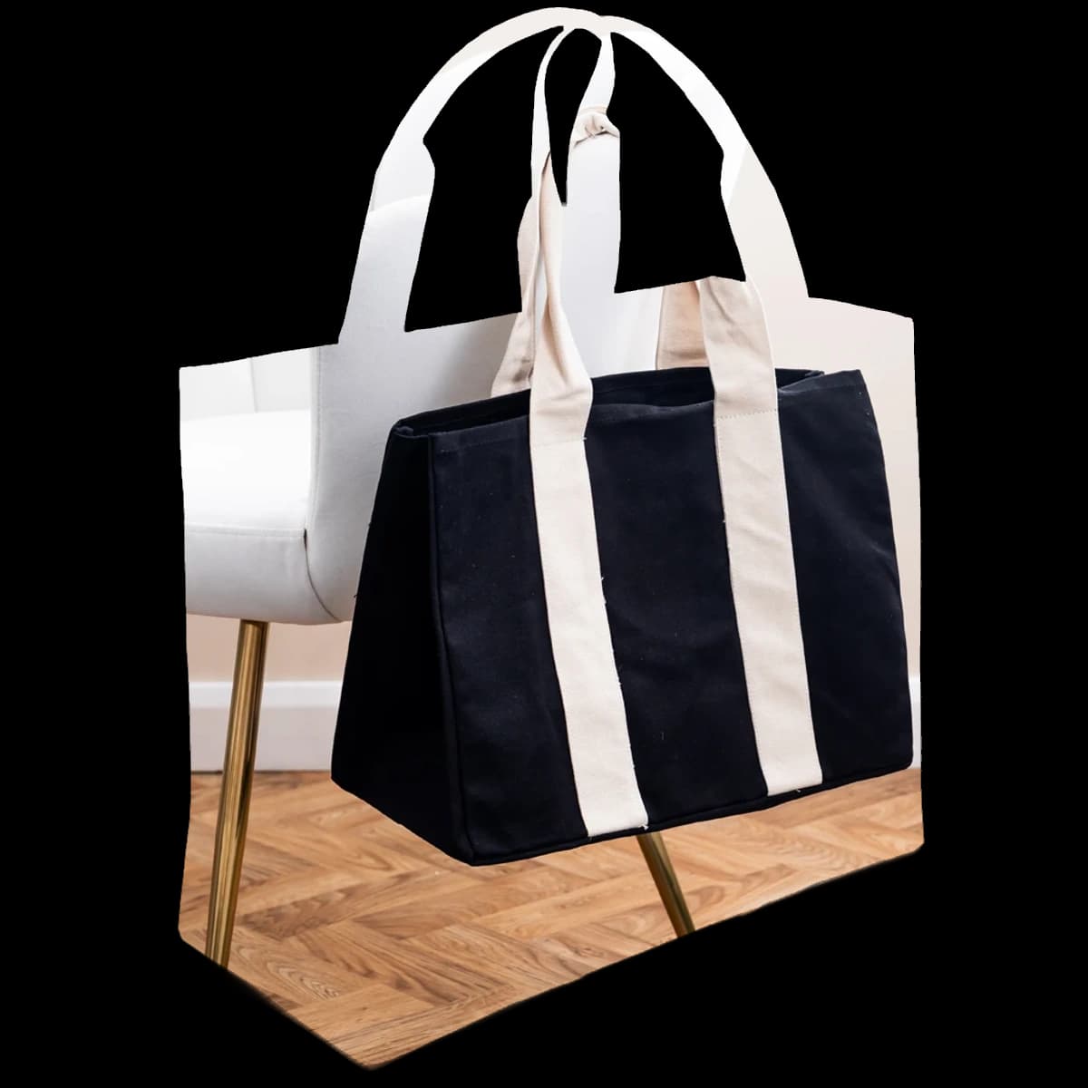 Brand Lab Canvas Wrap Tote Bag — front