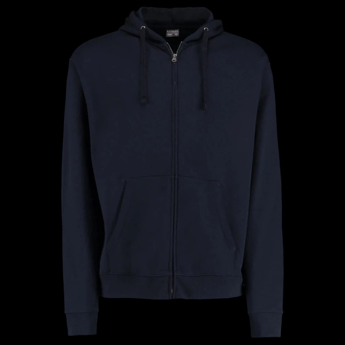 Kustom Kit Klassic Zip Hooded Sweatshirt — front
